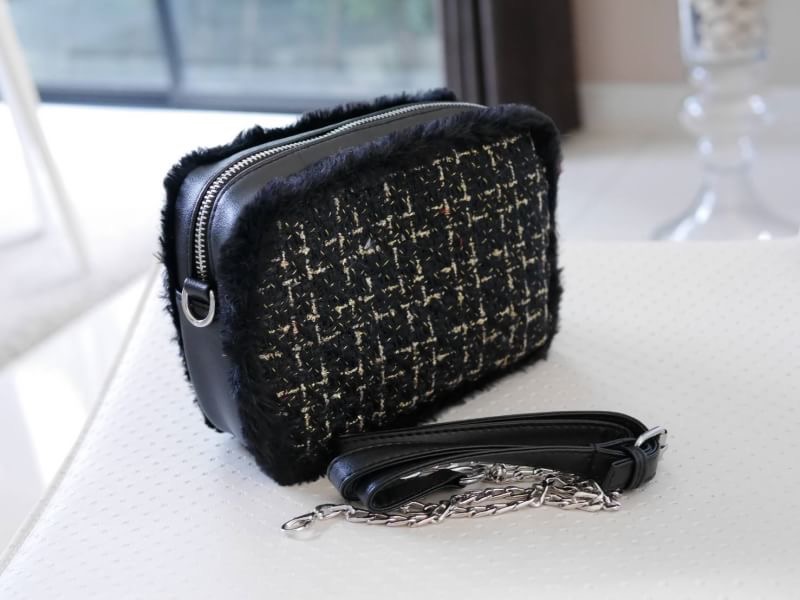 กระเป๋าแฟชั่น นำเข้า BY "BKK.BASIC♡" รุ่น "TWEDDY BOX" กระเป๋าทรง CROSSBODY