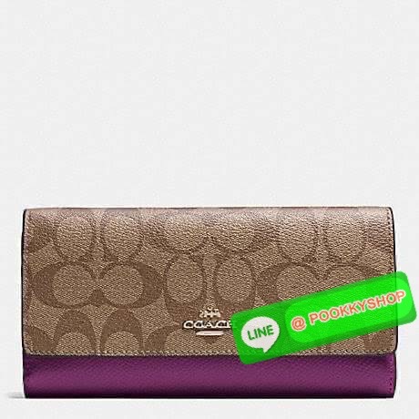 Coach TRIFOLD WALLET IN SIGNATURE (COACH F53763)