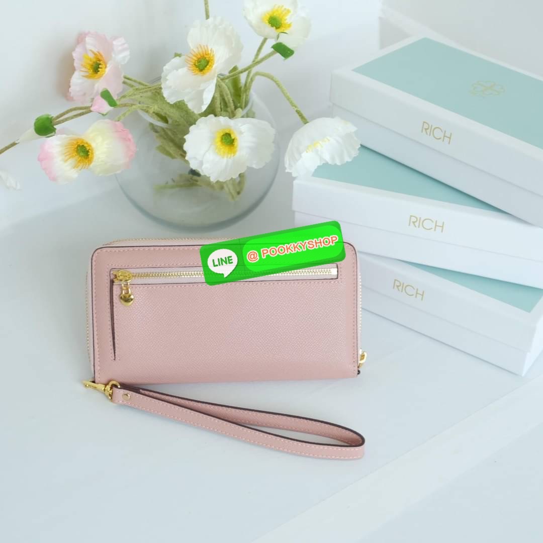 KEEP • Super Rich Collection 8 ( Long Wallet )• กระเป๋า สตางค์ขนาดยาว ซิปรอบ ภายใน จุของคุ้ม ใส่บัตร ใส่มือถือ มีช่องใส่เหรียญแยกอีกด้าน ใส่แบงค์พันได้ไม่ต้องพับ ใบจริงสวยมาก ได้ไปรับทรัพย์ทวีคูณแน่นอนค่ะ Don’t miss !!