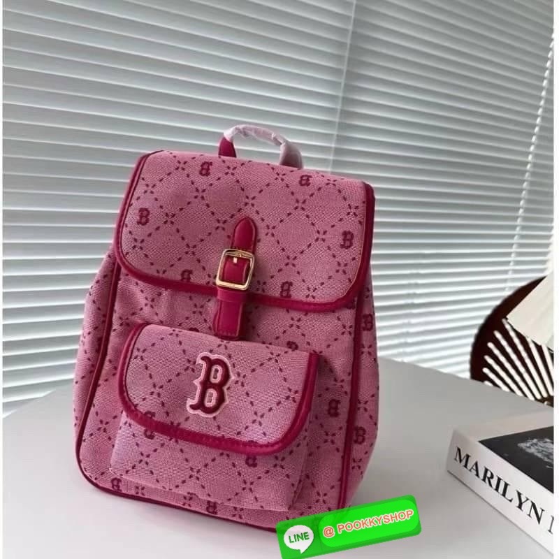 กระเป๋าเป้ NY MLB สะพายข้าง ผ้าแคนวาส สายสปอร์ตปรับระดับได้