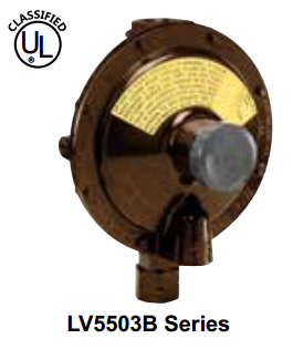 หัวปรับแก๊สแรงดันต่ำ(Low Regulator ยี่ห้อ Rego FNPT3/4"-FNPT3/4") รุ่น LV5503B6