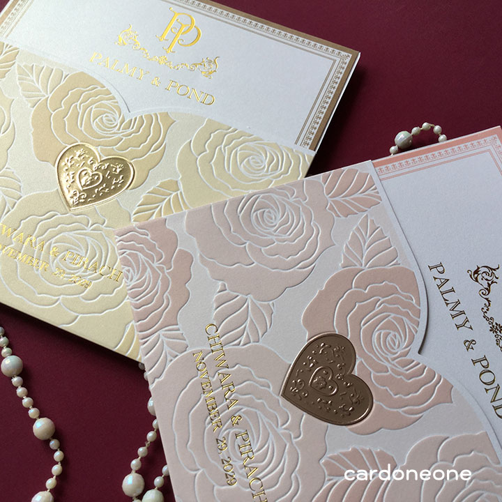 การ์ดแต่งงานพรีเมี่ยม วินเทจ