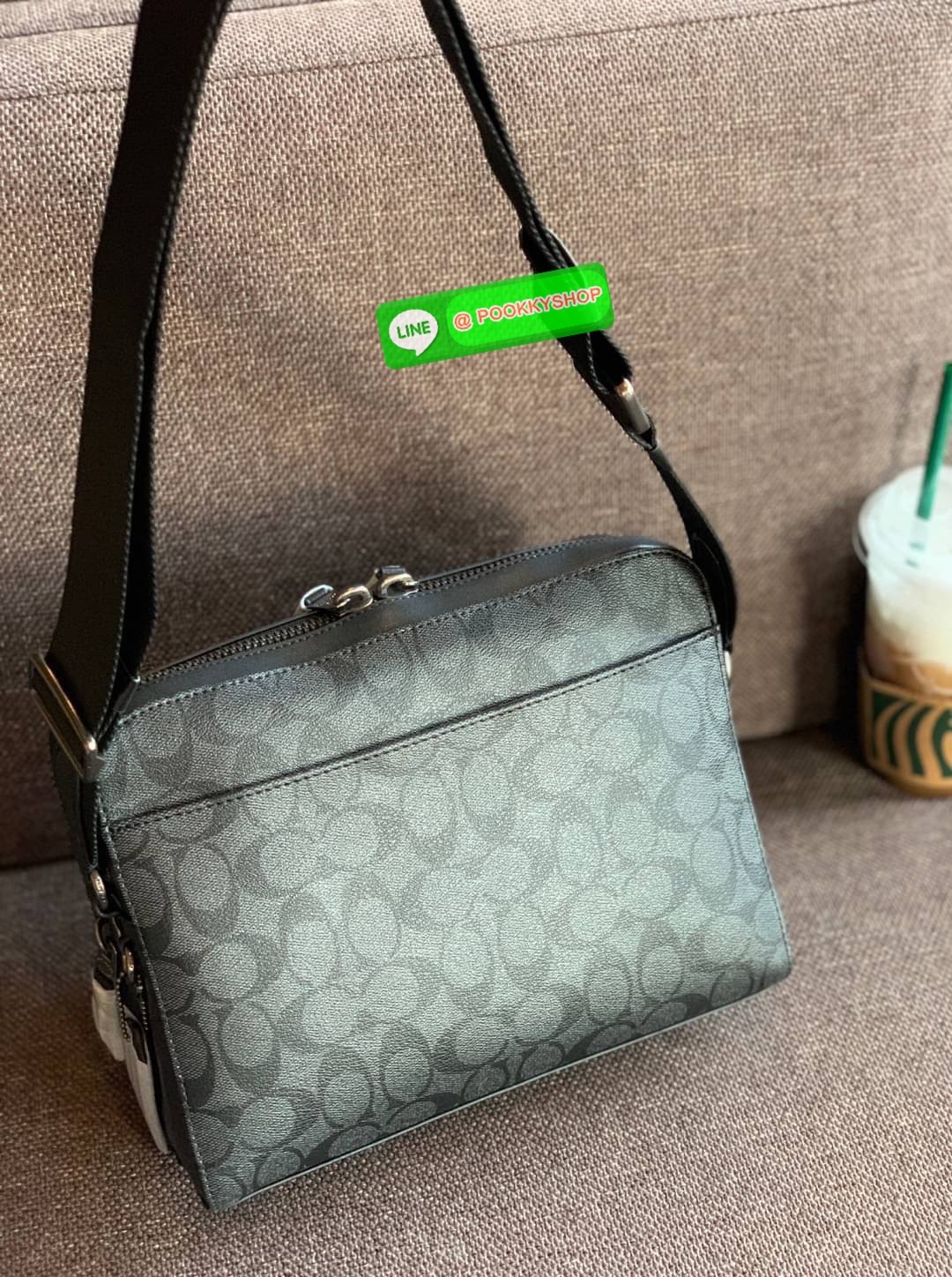COACH WEST CAMERA BAG IN SIGNATURE ((91485)) ðšāļāļĨāļąāļāļĄāļēāļāļēāļĄāļāļģāđāļĢāļĩāļĒāļāļĢāđāļāļāļāđāļēāļē! āļāļĢāļ°āđāļāđāļēāļŠāļ°āļāļēāļĒāļāļđāđāļāļēāļĒ((āļāļđāđāļŦāļāļīāļāļāđāđāļāđāļŠāļ§āļĒāļāļĩāđāļāļĩāļĒāļ§āļāđāļ°ð)) āļŦāļāļąāļāđāļāđ āđāļĨāļ°āļŦāļāļąāļCanvasāļŠāļ§āļĒāļāđāļ° āļĄāļĩāļāđāļāļāļāļīāļāļŦāļāđāļē//āļāđāļāļāļāļīāļāļāļĨāļēāļāļāļ§āđāļēāļ//āļāđāļāļāļŦāļĨāļąāļāđāļāļāļāļīāļāļāļđāđ āđāļŠāđāļŠāļąāļĄāļ āļēāļĢāļ°āđāļāļāļĢāļ°āļāļģāļ§āļąāļāđāļāđāđāļĒāļāļ°;āļāļĢāđāļāļĄāļāđāļāļāđāļĨ