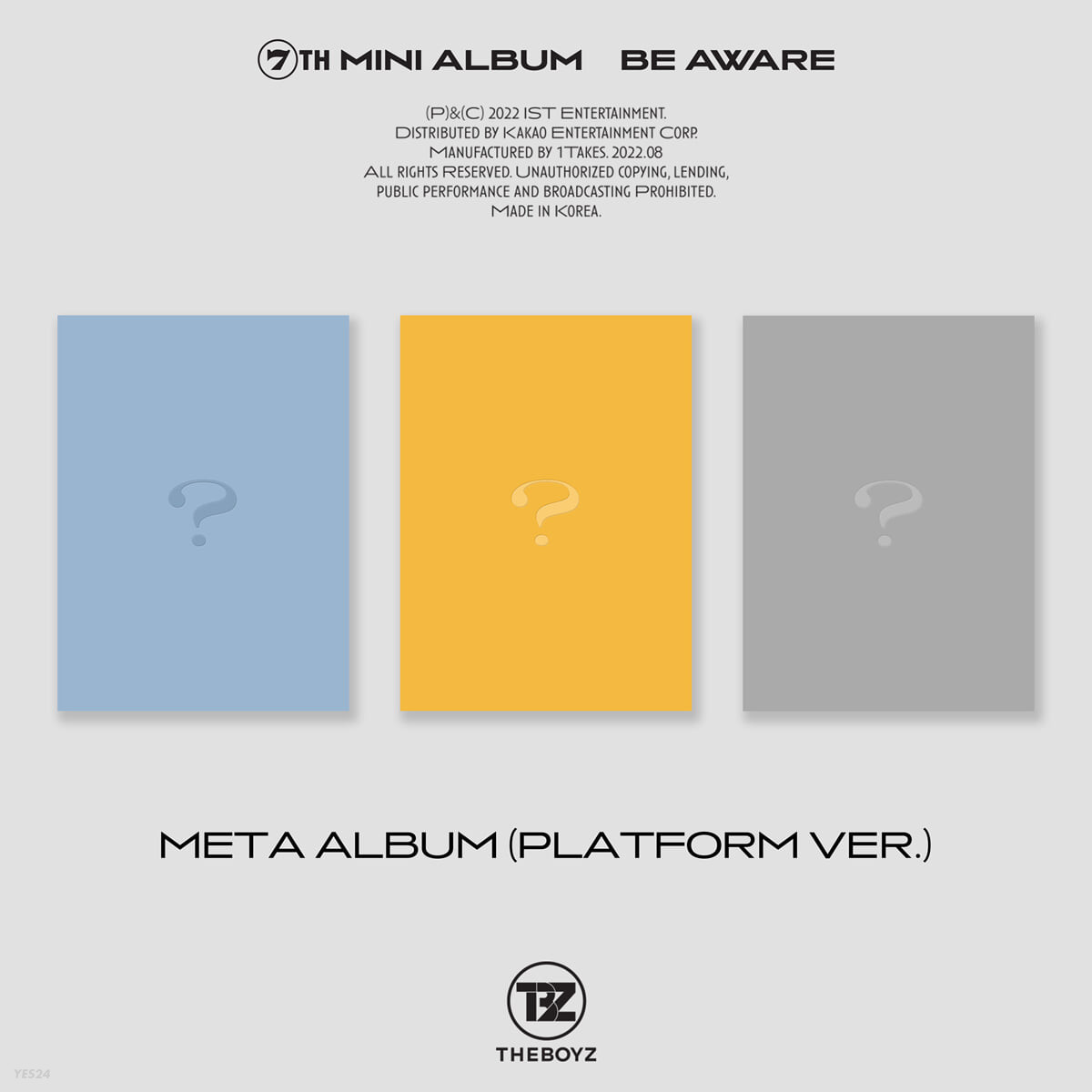 THE BOYZ 7th Mini Album - BE AWARE - META ALBUM [Platform Ver.] (Random Ver.)