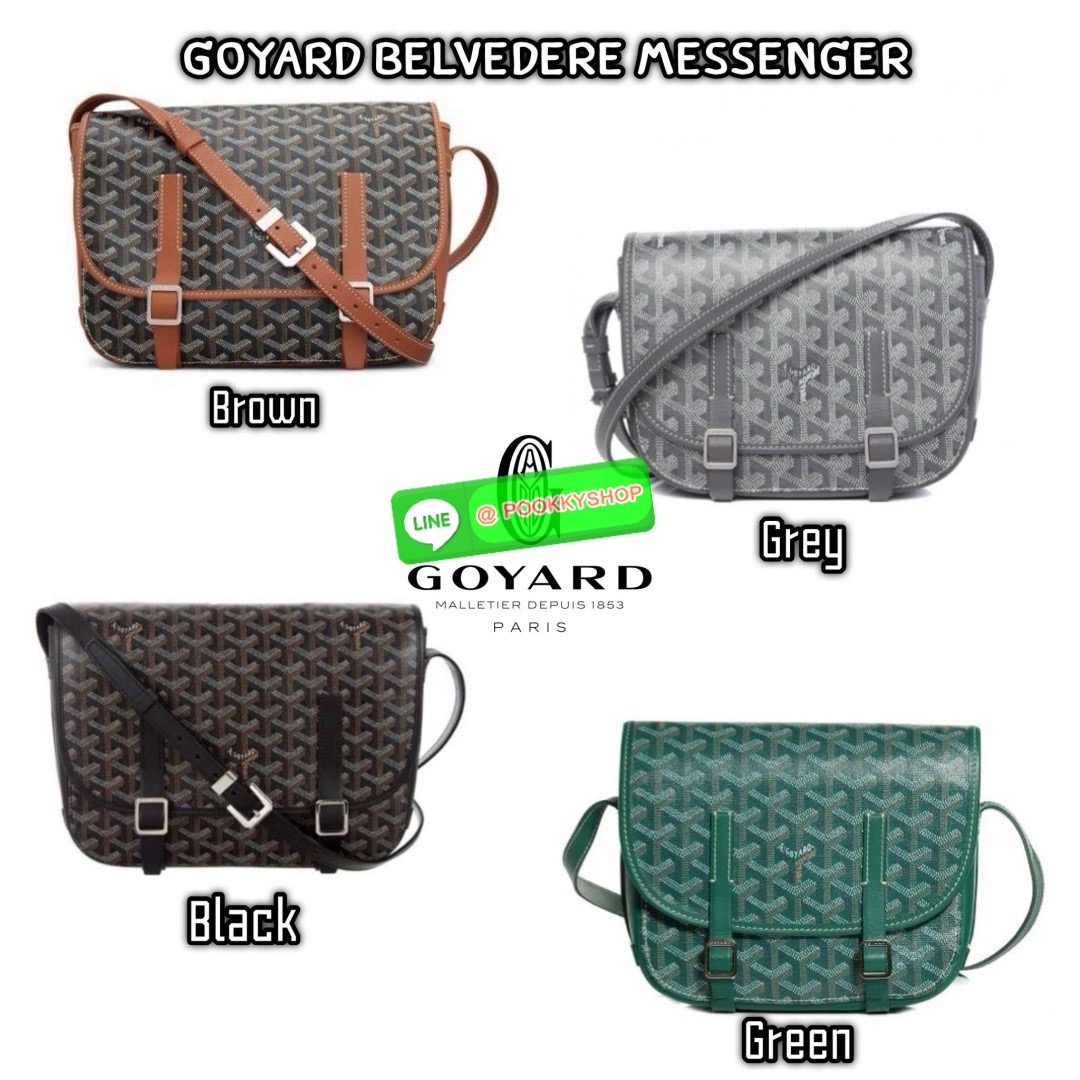 Goyard Belvedere Messenger ถูกออกแบบให้มีน้ำหนักเบาเพื่อความคล่องตัวสามารถใส่สิ่งของ ได้อย่างสบายและถือได้ว่าเหมาะอย่างยิ่ง สำหรับการใส่หลากหลายโอกาสด้วยสายสะพายแบบสะพายข้าง และฝาปิดกระเป๋าทั้งสองฝั่งที่แน่นหนา และยังมีการเพิ่มลูกเล่นด้วย ช่องใส่ของทางด้า