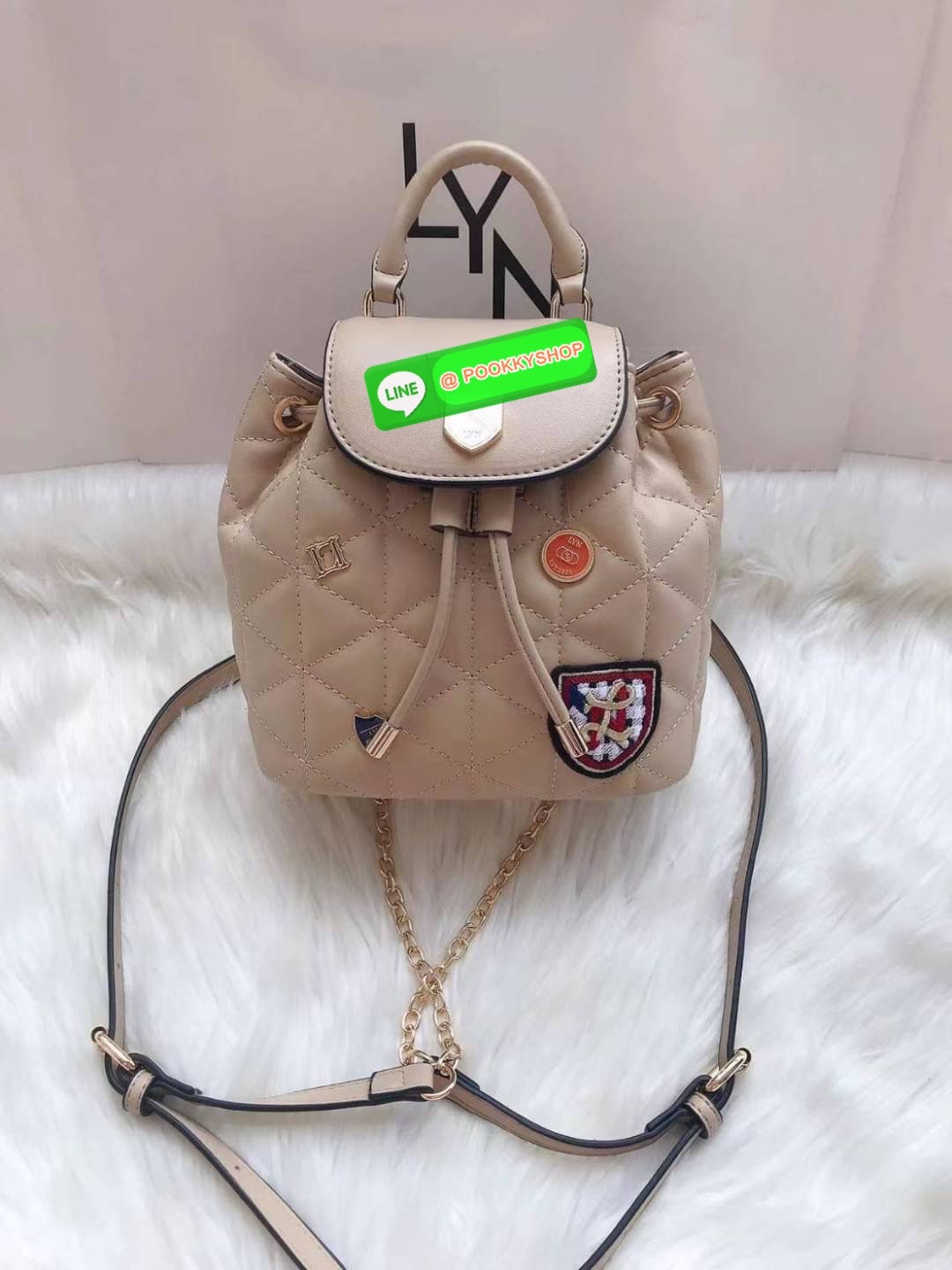 กระเป๋า Lyn เป็นเป้ได้ สะพายข้างได้ คอลเลคชั่นใหม่ งานแท้Outlet