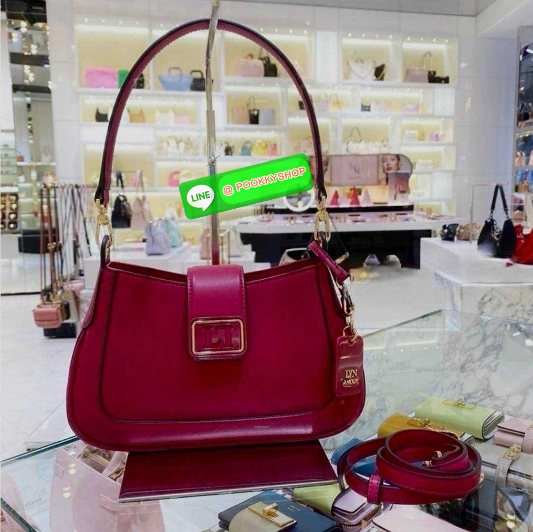 กระเป๋าลิน Lyn สะพายข้าง คลอใหม่ คล้องไหล่ได้ สะพายข้างครอสบอดี้ได้ มีสายสะพาย2เส้น