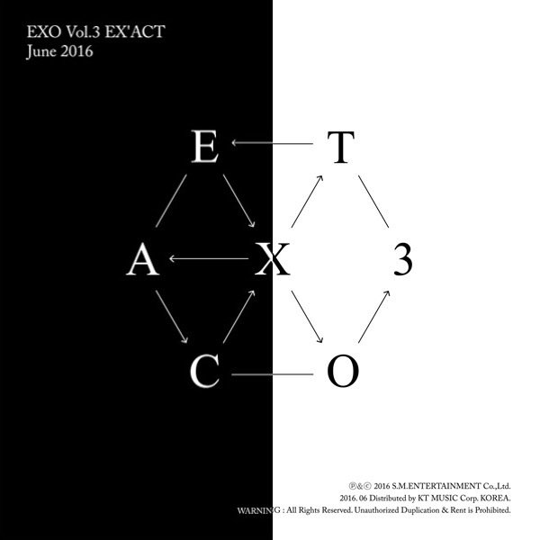 EXO 3rd Album - EX’ACT - Random Ver (Korean Ver.)