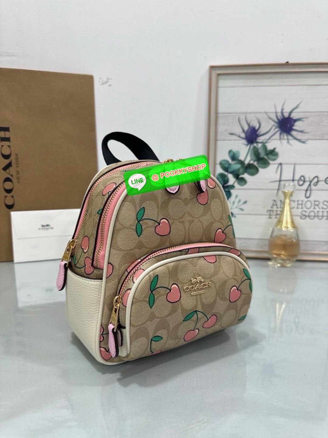 กระเป๋า Coach C8603 – Mini Court Backpack เป็นกระเป๋าเป้ขนาดเล็กที่ออกแบบมาให้เหมาะกับการใช้งานในชีวิตประจำวัน ด้วยดีไซน์เรียบหรูและฟังก์ชันครบครัน