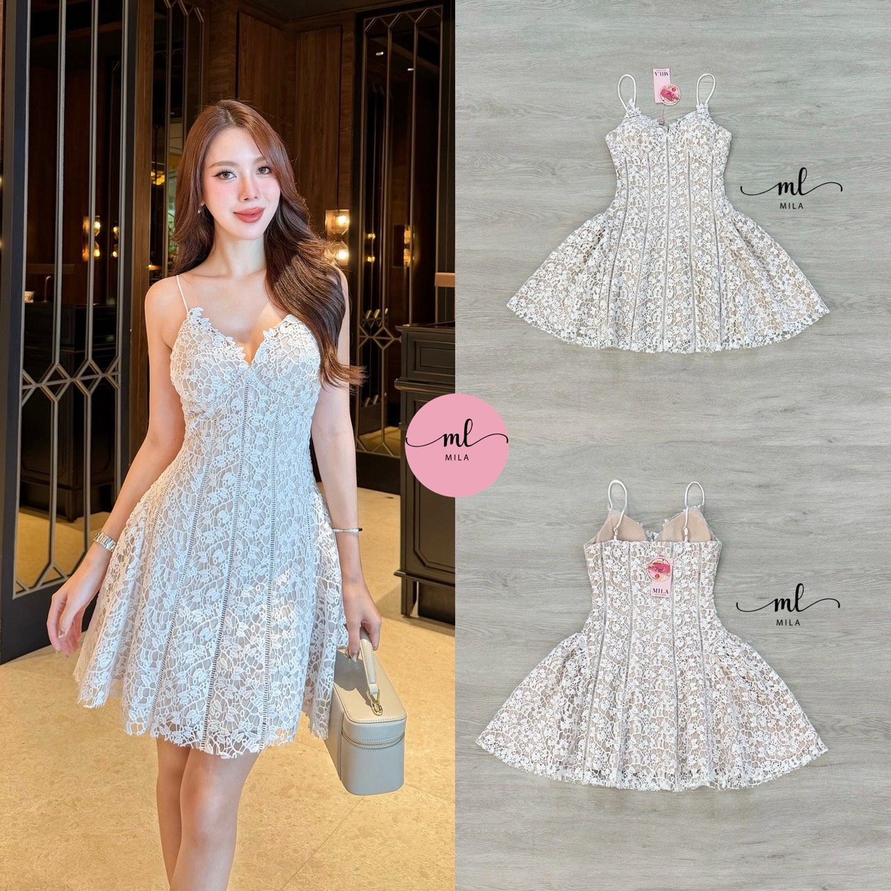 เดรสแฟชั่น เดรสลูกไม้ตัวนี้คือความเจ้าหญิงสุดดด! ใส่แล้วสวยละมุนขั้นสุด