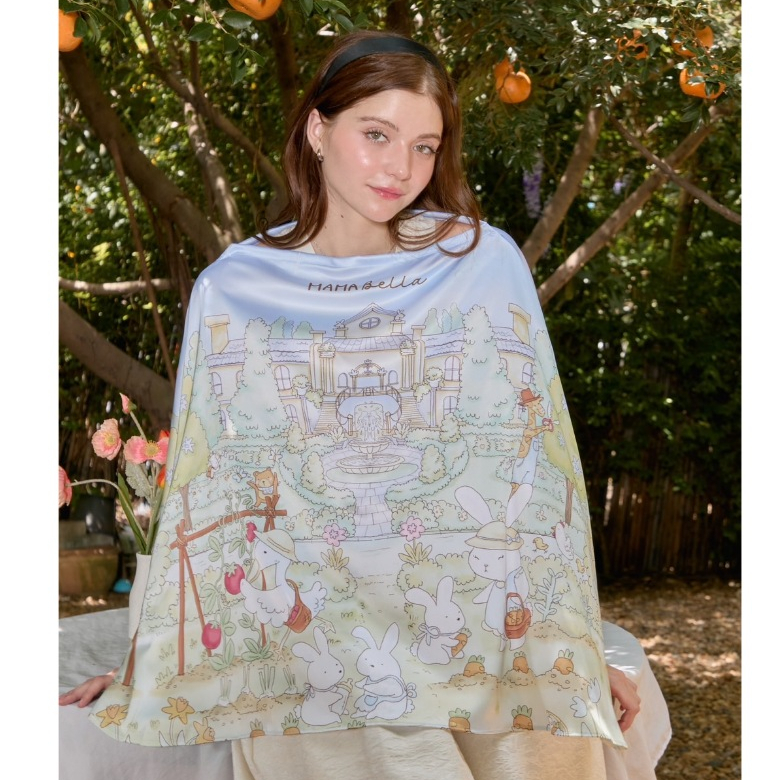 Mamabella ผ้าคลุมให้นม French Garden Nursing Cover