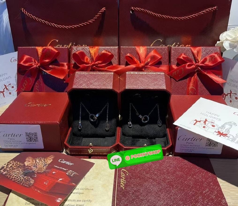 ✴️BEST GIFT IDEAS! ไอเท็มหายาก! ห้ามพลาดค่ะ!✴️ “CARTIER” LOVE NECKLACE VIP GIFT WITH PURCHASE ORIGINAL PACKAGE (GWP) ของกำนัลสุดเลอค่าจากการแลกคะแนนสะสมสำหรับ CARTIER VIP Membership Exchage Rewards ไอเท็มชวนสะสมดีไซน์คลาสสิคสวยเลอค่าไอเท็มแบ