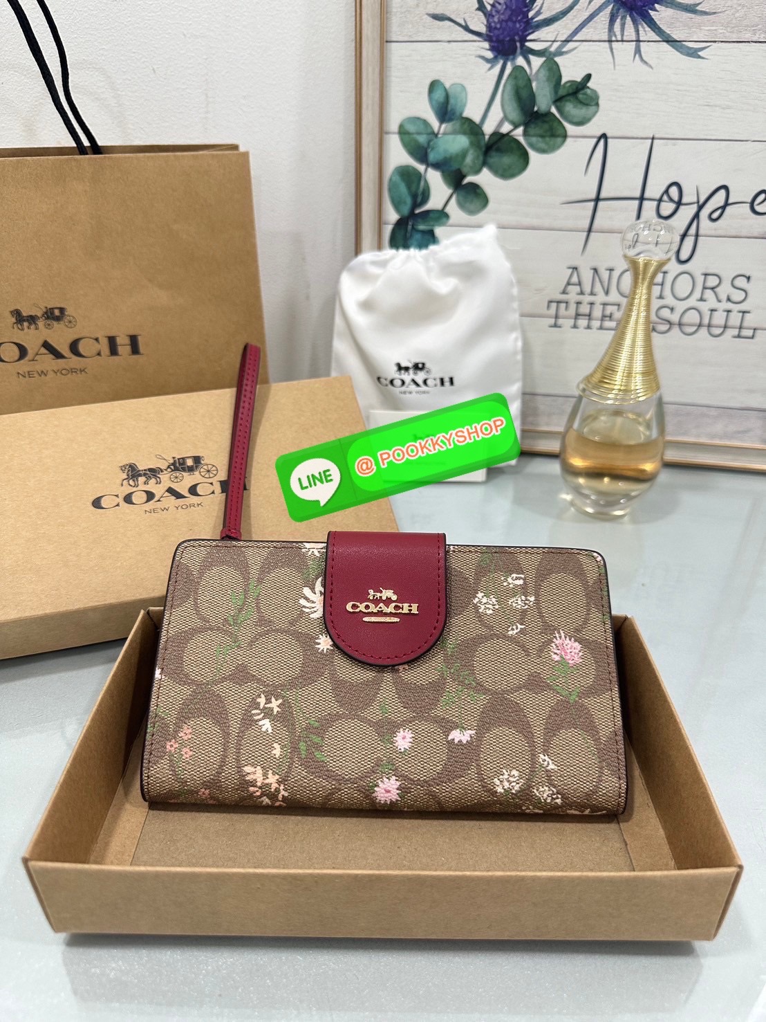 Coach Tech Phone Wallet In Colorblock Signature COLOR: signature canvas/