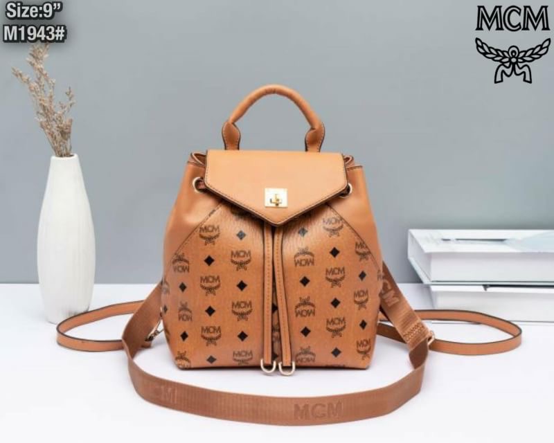 กระเป๋าเป้ MCM งานพรีเมี่ยม ปั้มครบ พร้อมถุงผ้า