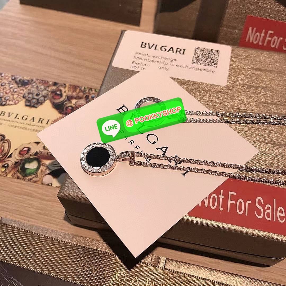 พร้อมส่งไอเท็มหายาก(!!) ห้ามพลาด(!!) Rare items(!) “BVLGARI” NECKLACE VIP GIFT WITH PURCHASE ORIGINAL PACKAGE (GWP) ของกำนัลสุดเลอค่าจากการแลกคะแนนสะสมสำหรับลูกค้า VIP BVLGARI PARFUMS Membership ไอเท็มหายากชวนสะสมดีไซน์โรมันสุดคลาสสิคสวยเลอค่าด้านหนึ่งสีด