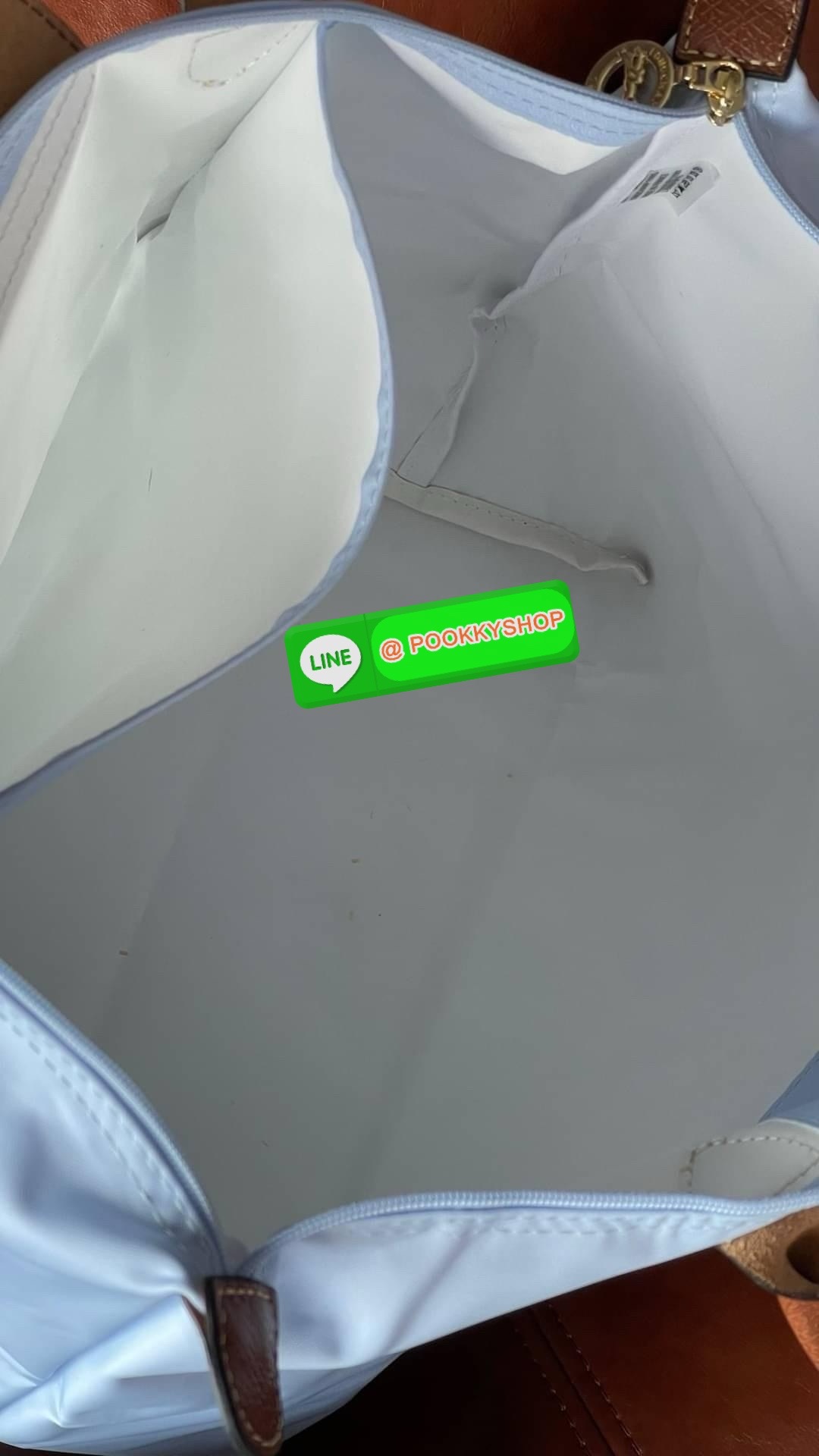 size L หูยาว ฝาน้ำตาล LONGCHAMP LE PLIAGE ORIGINAL SHOULDER BAG L ( หูยาว )กระเป๋าสะพายไหล่ รุ่น Original