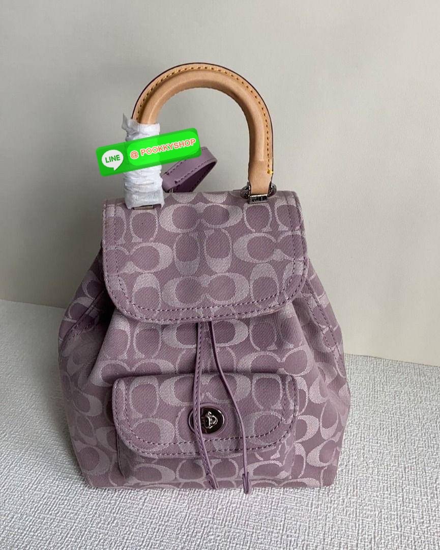 Coach Riya Backpack 21 Women Backpacks Shoulder Bag with Full Set of Coach Package