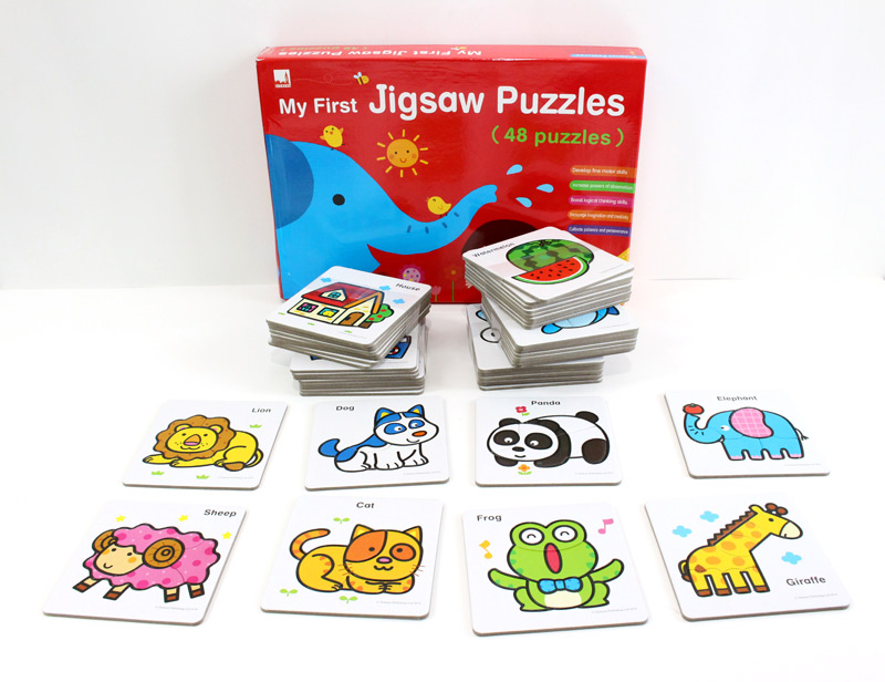 My First Jigsaw Puzzles จิ๊กซอว์เด็กเล็ก ตัวต่อจิ๊กซอว์ 48 รูปภาพ