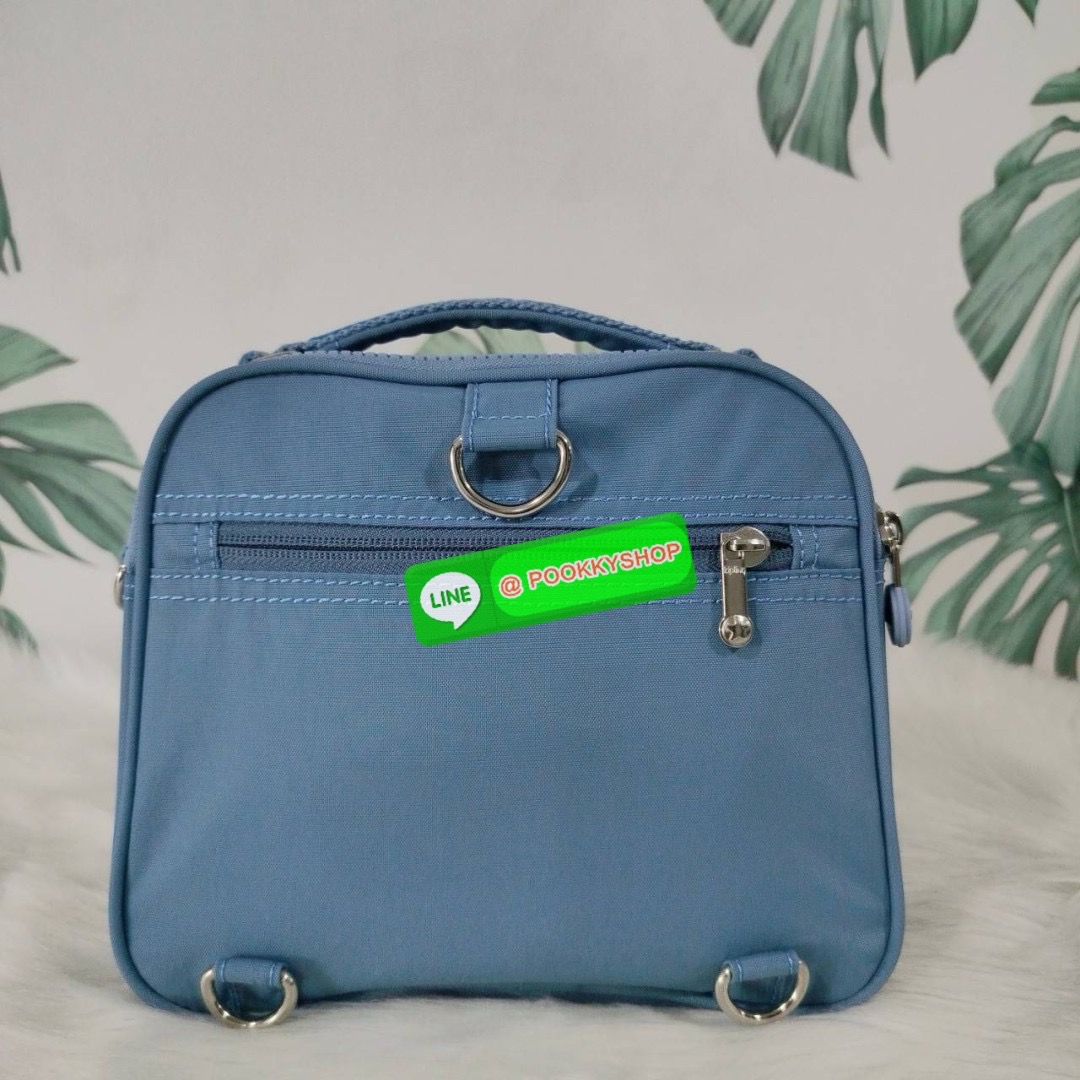 KIPLING Cand 2 ways backpack กระเป๋าถือหรือสะพายข้าง ขนาดกลาง วัสดุ Polyester 100% -ด้านหน้ามี 2 ช่องซิป -ช่องหลักโล่งกว้าง ใส่ของได้เยอะสุดๆ พร้อมช่องซิปและช่องแยกด้านข้างให้แยกของได้เป็นระเบียบมากขึ้น สามารถติใส่กระเป๋าสตางค์ใบยาวได้ มาพร้อมสายคล้องพวงก