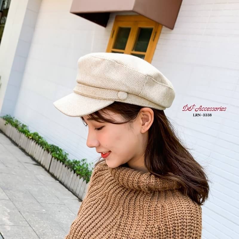 สินค้าพร้อมส่ง ฮิตมากๆบอกเลย!! หมวกนิวส์บอยผ้าทอ เรียบหรูดูดี ใส่แมทง่ายเข้ากับทุกชุดทุกลุคค่ะ