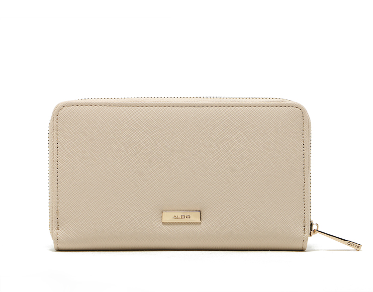 กระเป๋าสตางค์ Aldo กระเป๋าถือ สีครีม แบรนด์เนม Aldo แบรนด์หรูจาก แคนนาดา เนื้อสีครีม มีลายTexture ในตัว ช่องใส่ของใหญ่2ช่อง ช่องเสีบบัตร 2ด้าน
