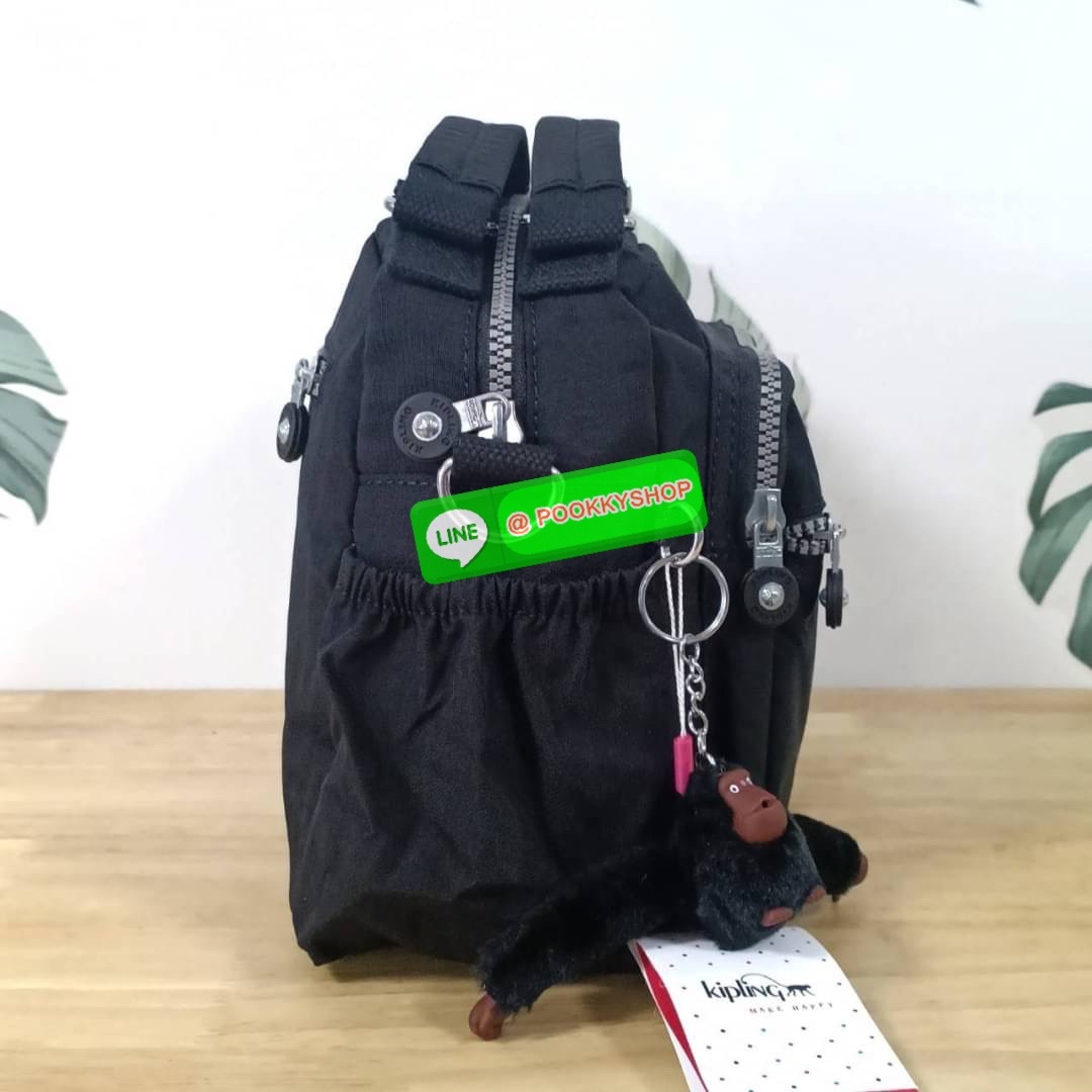 KIPLING Square Handbag & Shoulder bag กระเป๋าถือหรือสะพายข้าง ขนาดกลาง วัสดุ Polyester 100%