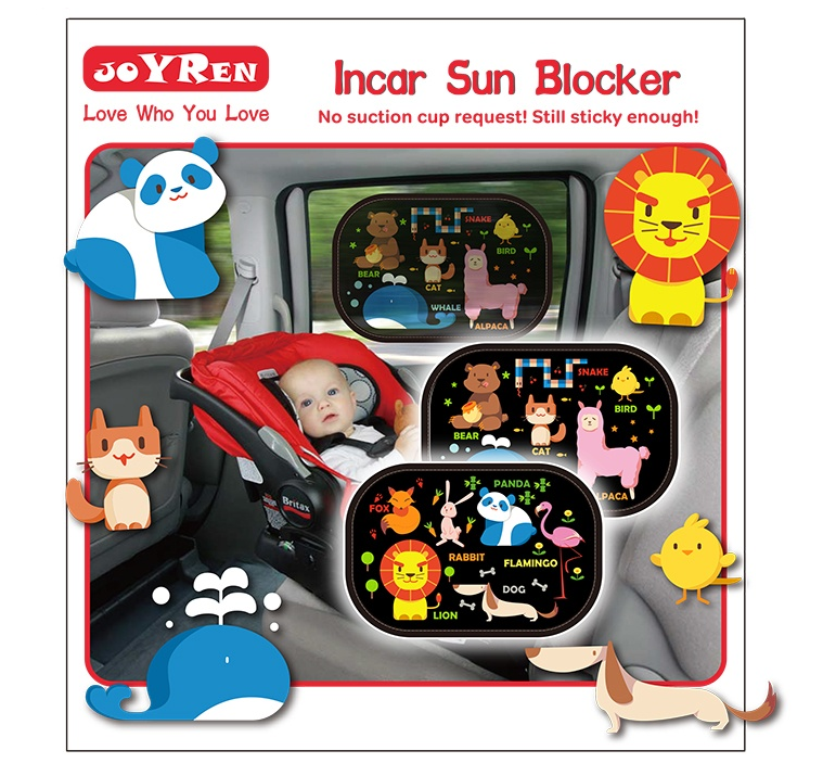 JOYREN ม่านบังแดดสำหรับติดรถยนต์