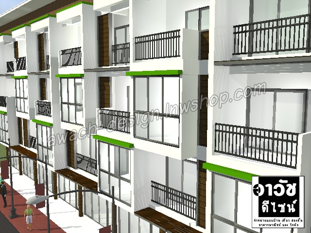 J305 อาคารพาณิชย์ 4 ชั้น 5-6 ห้องนอน 4 ห้องน้ำ