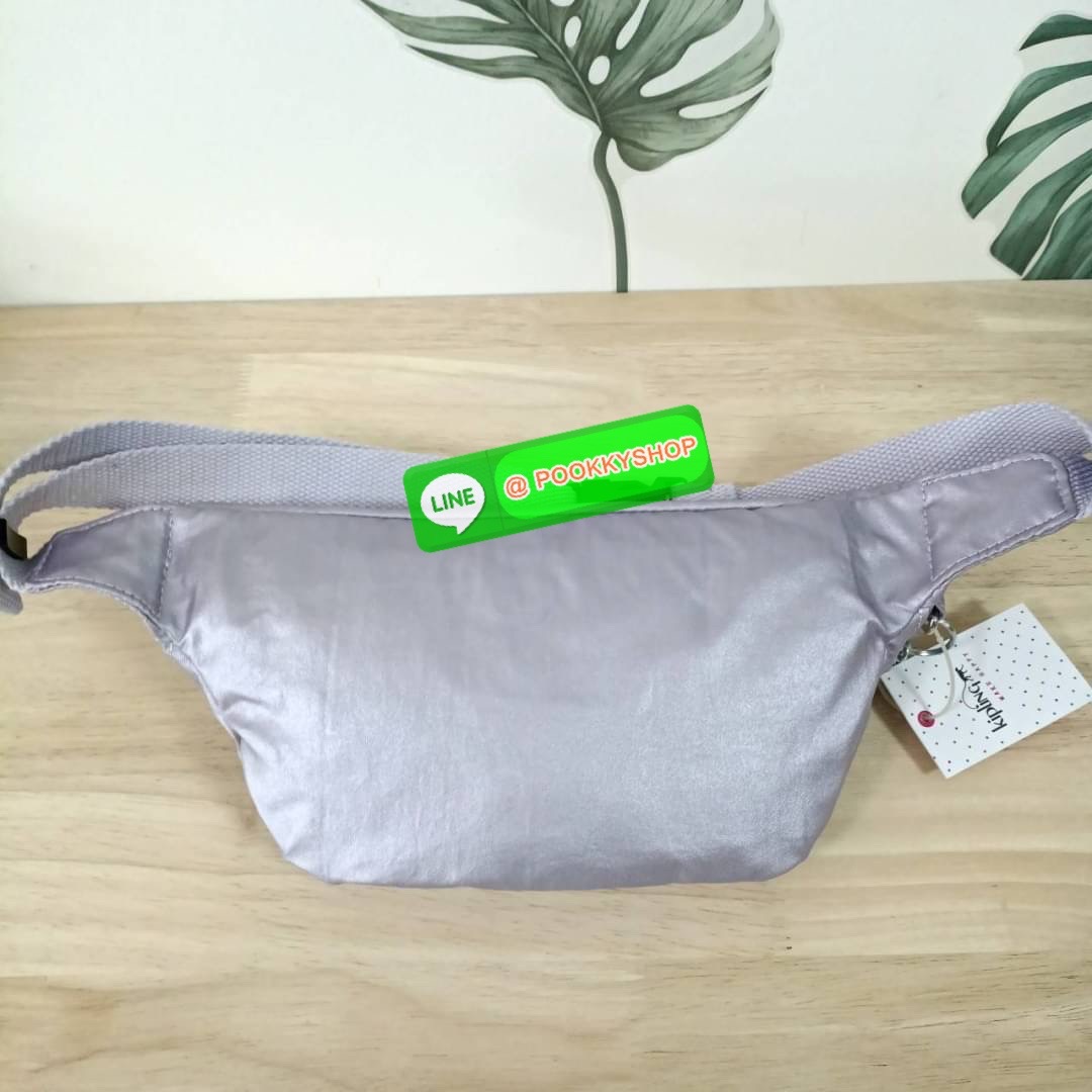 KIPLING YASEMINA Fanny Pack ซับในสีพื้น หัวซิปโลหะไม่มีอักษรแบรนด์ กระเป๋าคาดอกหรือคาดเอว วัสดุด้านนอก Nylon +polyester