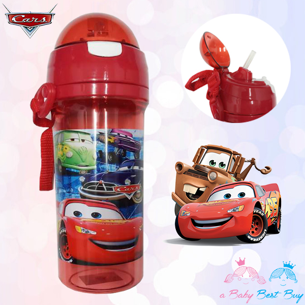 ฮ Disney Lightning McQueen กระติกน้ำลาย รถแมคควีน ขนาด 550 ML.สุดเท่ห์