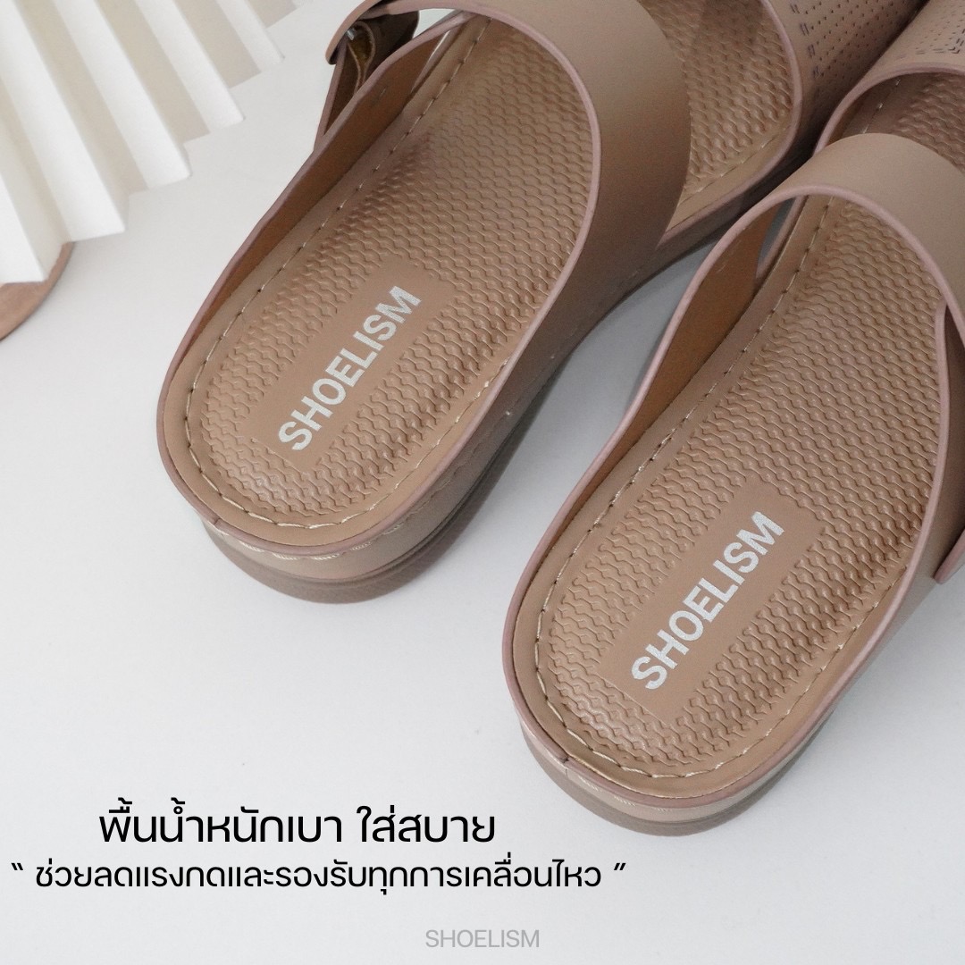 ไม่ต้องแต่งเยอะ แค่ใส่คู่นี้ลุคก็ดูเป๊ะ! รองเท้าสุขภาพ รองรับแรงกระแทกดีมาก เท้าไม่ล้า ส้นสูงกำลังดีน้ำหนักเบา เหมาะกับทุกกิจกรรม คู่นี้คือผู้ช่วยดีๆ ต้องมีติดตู้ไว้เลย