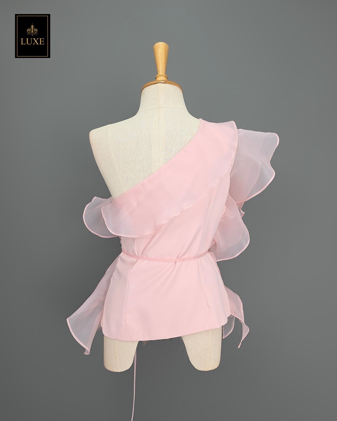 เสื้อแฟชั่น เสื้อแขนกุดไหล่เดียว