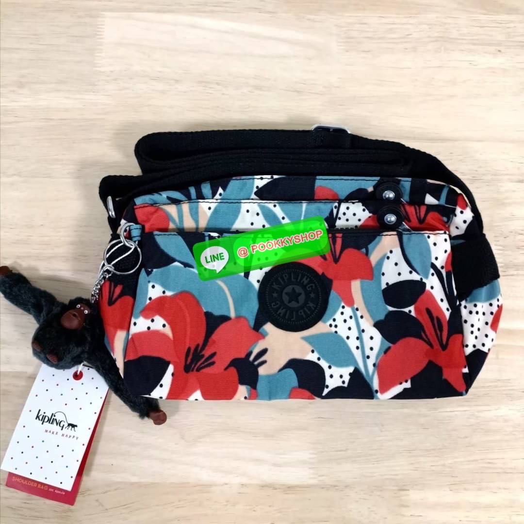 KIPLING Mini Crossbodybag กระเป๋าสะพายข้างขนาดกะทัดรัด ผลิตจากวัสดุ Nylon + ซับใน Polyester100% มีช่องใช้งานแยกย่อยมากถึง 4 ช่อง -ด้านหน้ามีช่องซิป 2 ช่อง -ช่องหลักโล่ง กว้าง จุของใช้ได้เยอะ -ด้านหลังมีช่องซิปอีก 1 ช่อง มาพร้อมพวงกุญเเจลิง สายสะพายยาวสมาร