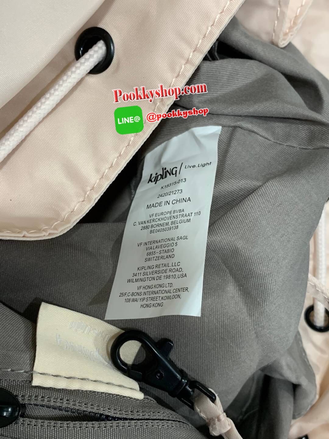 KIPLING INAN Medium Backpack with Push Buckle คอลเลคชั่นใหม่ล่าสุดจาก Paka Premium เป้ไซส์ขนาดกลางกำลังดีที่เปิดปิด2ชั้นด้วยเชือกรูดและตัวล้อคที่ทันสมัย วัสดุ Polyester100% อะไหล่สีRose goldทั้งหมดรวมถึงเจ้าพวงกุญแจmonkeyและพู่หนังrubber เพิ่มความหรูหรา ค