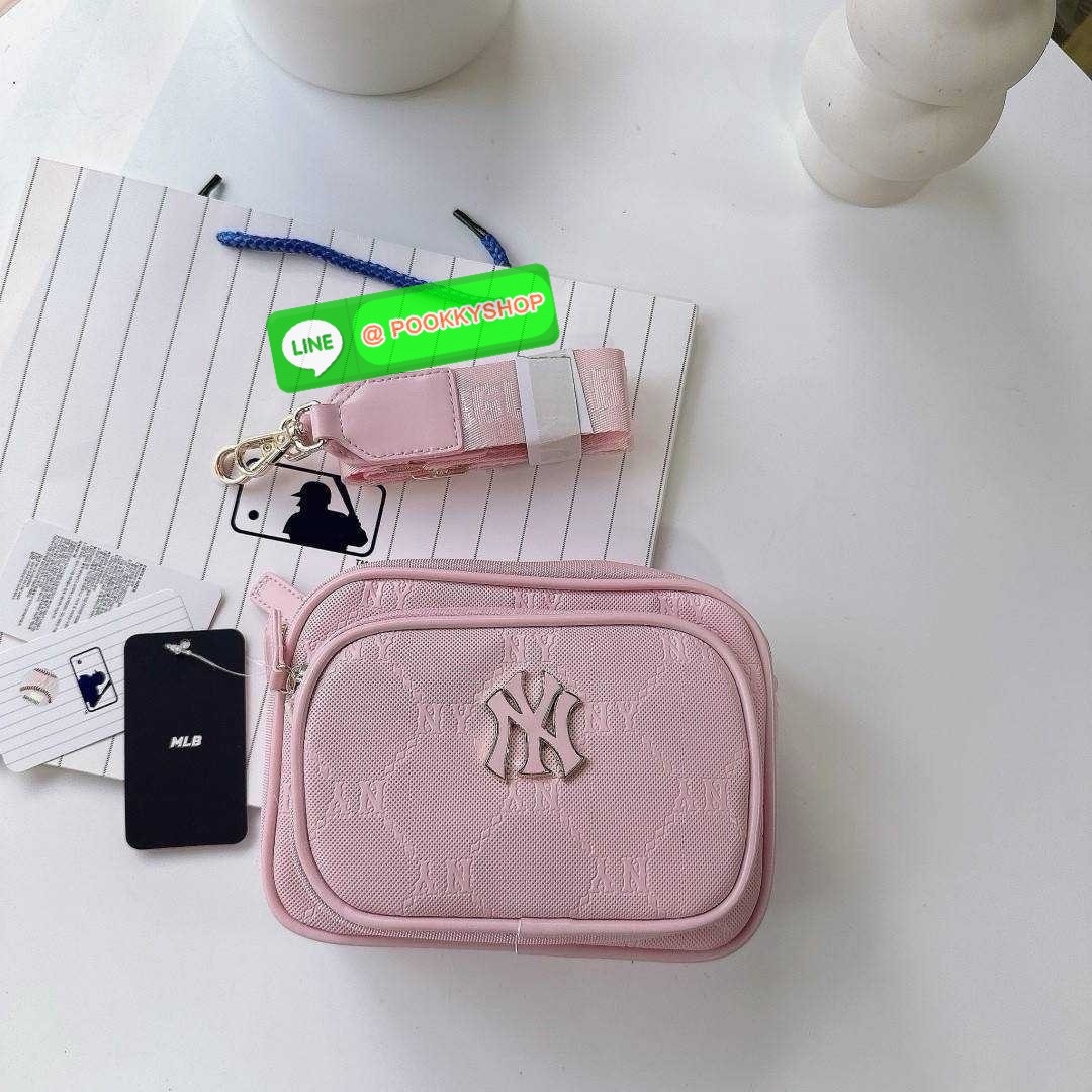 กระเป๋าNY สะพายข้าง ใส่โทรศัพท์ได้ทุกรุ่น แถมที่ใส่บัตร สายสปอร์ตปรับระดับได้