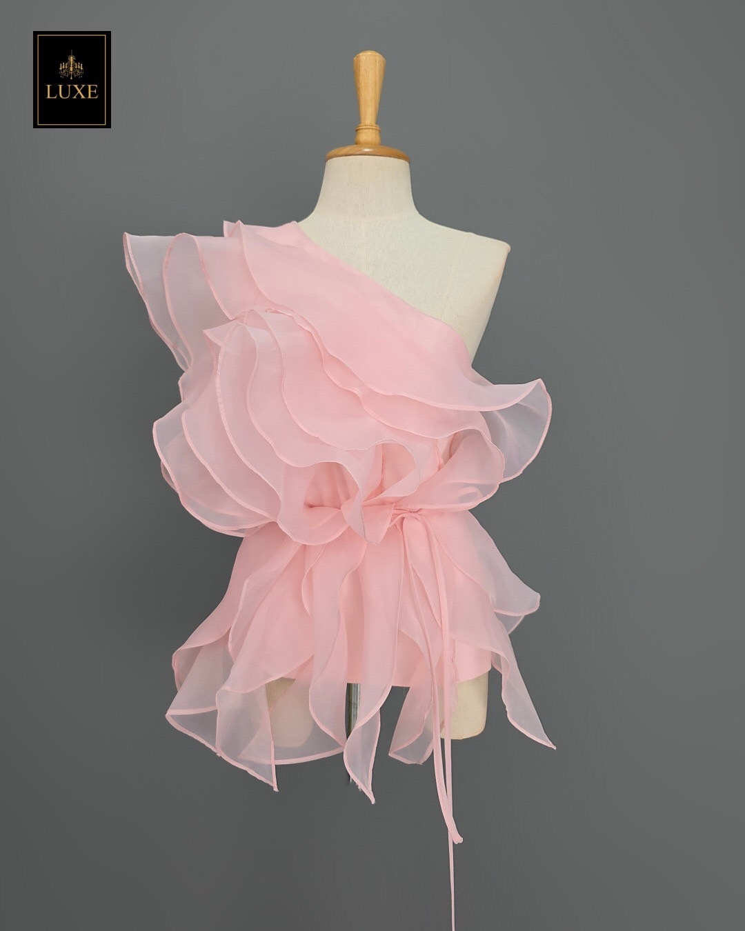 เสื้อแฟชั่น เสื้อแขนกุดไหล่เดียว