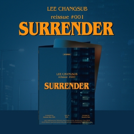 [LEE CHANGSUB] Special Single Album [reissue #001 'SURRENDER'] Platform Ver.
