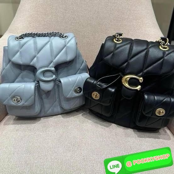 NEW ARRIVAL! สวยเกินห้ามใจ หนังนิ่มฟูสุดๆไปเลยค่า COACH TABBY QUILING BACKPACK ((CU076)) 💌พร้อมส่ง! ใหม่ก่อนใคร กับกระเป๋าทรงที่ฮิตเกินต้าน หนังแท้อย่างดี หนังนิ่ม ฟู ลื่นเงาแววสวยมากๆ ตัดกับอะไหล่ทองแย่างลงตัว