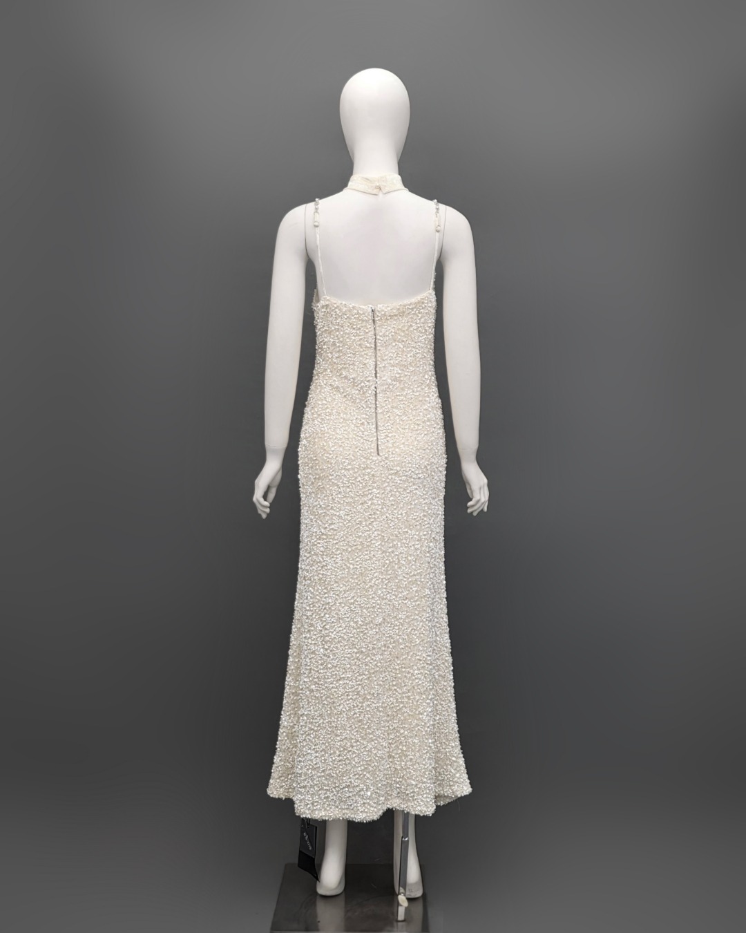 เดรสแฟชั่น เดรสเสื้อสายเดี่ยว กระโปรงยาวทางเอ