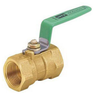 บอลวาล์วทองเหลือง ยี่ห้อ KITZ ด้ามเขียว 600psi
