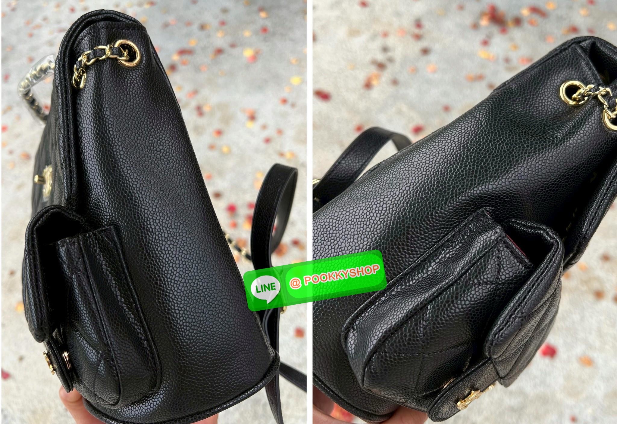 CHANEL DUMA CAVIAR BACKPACK ((vip gift ตปท.)) 🔖พร้อมส่ง! อย่ารอช้าที่จะสวยกันค่าาสาวๆ กับกระเป๋าสะพายหลัง หนังคาเวียร์นิ่มลายสวยค่ะ