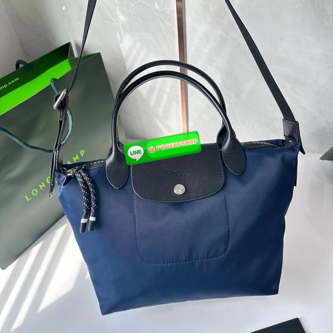 LONGCHAMP LE PLIAGE ENERGY MEDIUM HANDBAG 🔖กระเป๋าสะพายไหล่/ถือ คอลเลคชั่นใหม่สไตล์เรียบหรู ขนาดกลางจุของได้เยอะ