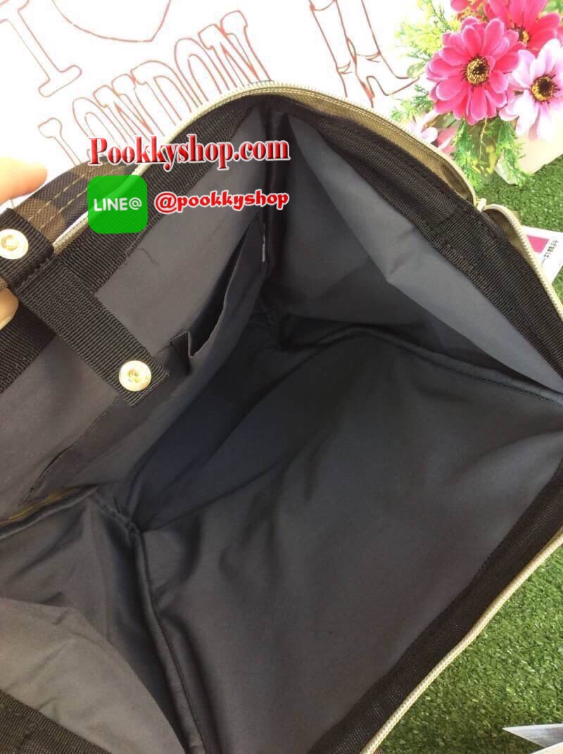 งาน2ป้าย มีชื่อรุ่นและบาร์โค้ด / 5900 เยน ❤️ มีไอจีและเฟส ❤️ ภายในระบุ วดป(code) Re~stockรุ่นขายดี !!! Anello “UP SMILE x anello ” Special collaboration! รุ่น Limited Item กระเป๋าเป้ทรงBackpack รุ่นClassic ผ้าแคนวาส ปากกระเป๋ามีโครงง่ายต่อกา