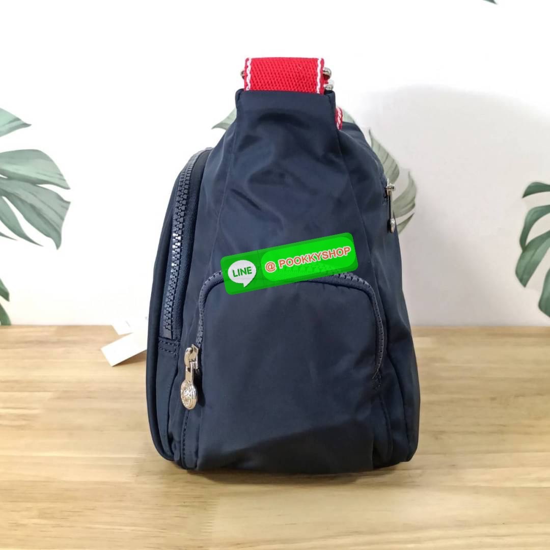 Kipling GABBIE Mini Doremon Blue กระเป๋าสะพายข้างรุ่นใหม่จาก Kipling X Doremon Collection วัสดุด้านนอก Nylon + ซับใน Polyester