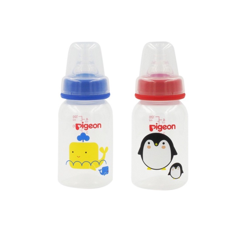 Pigeon ขวดนม RPP ลายพัฒนาการ 4 ออนซ์ พร้อมจุกนมเสมือนนมมารดารุ่นมินิ ไซส์ s แพ็ค 2