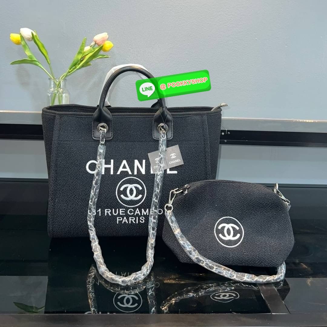 chanel tote canvas bag canvas tote bag