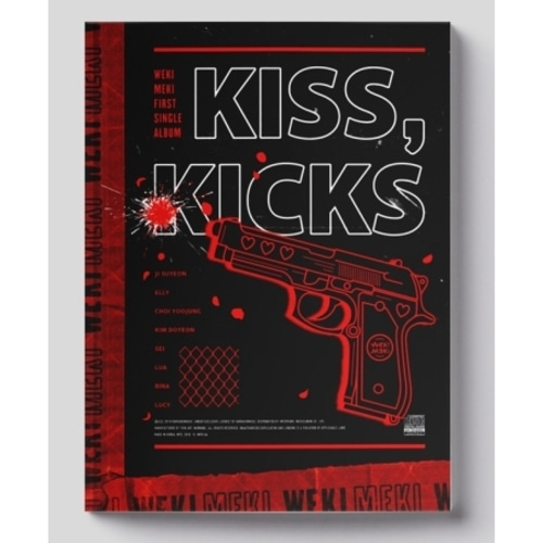 WekiMeki 1st Single Album - KISS, KICKS(KICKS Ver)
