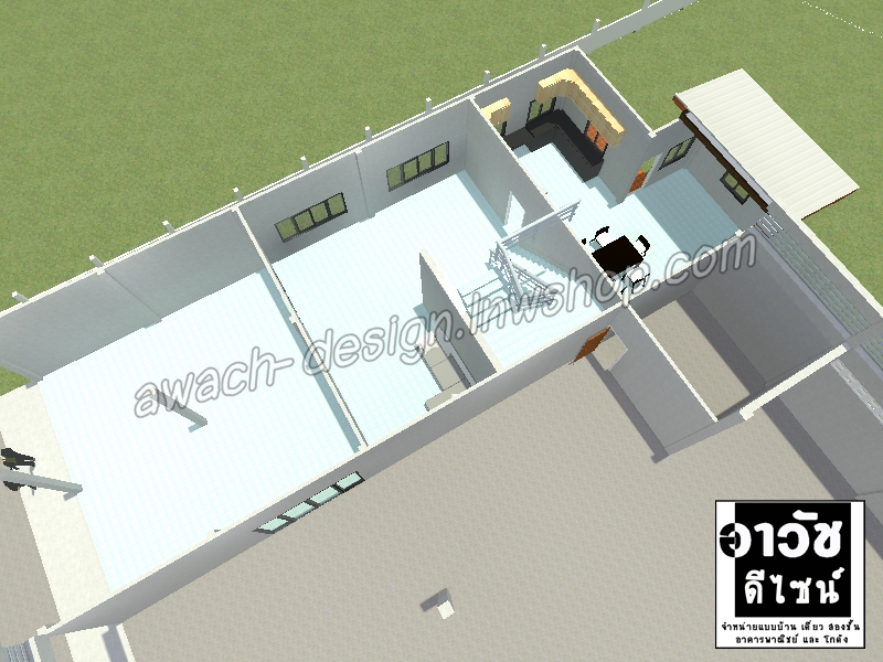 C1010 แบบบ้าน 2 ชั้น 4 ห้องนอน