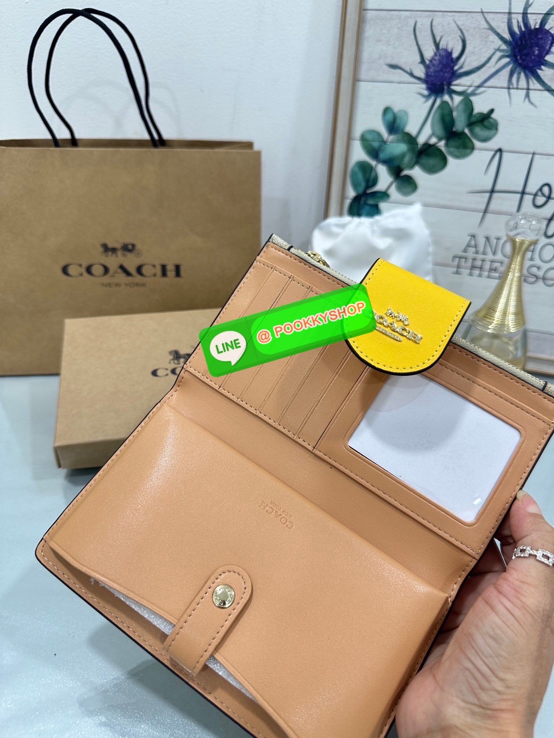 Coach Tech Phone Wallet In Colorblock Signature COLOR: signature canvas/