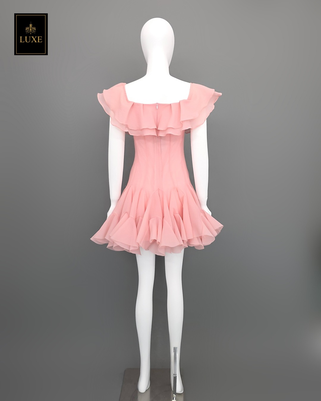 เดรสแฟชั่น เดรสกระโปรงสั้น เสื้อคอกว้าง ใส่เปิดไหล่ได้